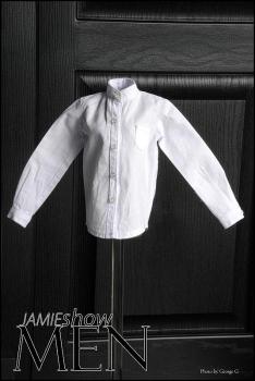 JAMIEshow - JAMIEshow Men - White Neru Collar Shirt - наряд